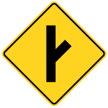 Wa-12 Intersection 3 Way Uncontrolled Sign