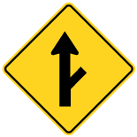 Wa-12A Intersection 3 Way Controlled Sign