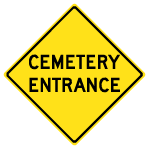 Wc-13 Cemetery Entrance Sign
